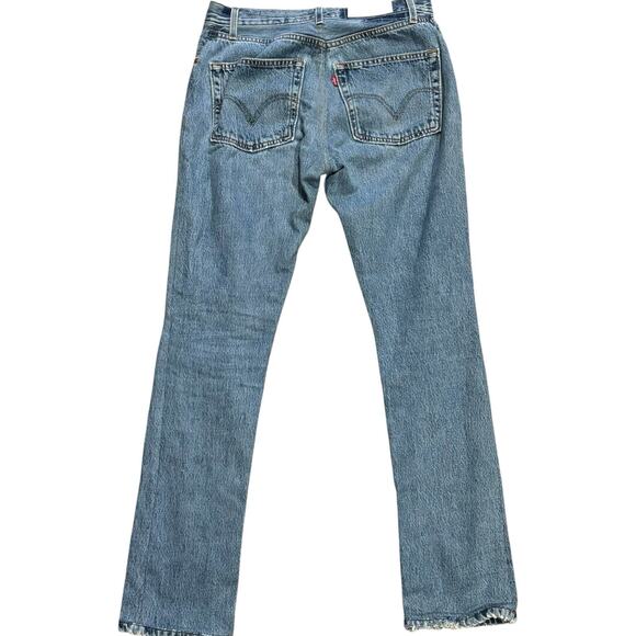 RE/DONE x Levi's The Crawford 28 Medium Blue Mid Rise Reworked Button Fly 31x31 - Picture 3 of 11